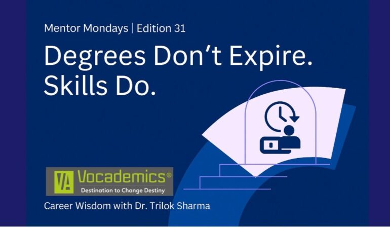 Degrees Don’t Expire. Skills Do.