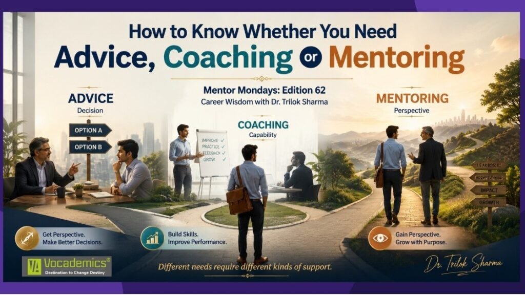 How to Know Whether You Need Advice, Coaching or Mentoring