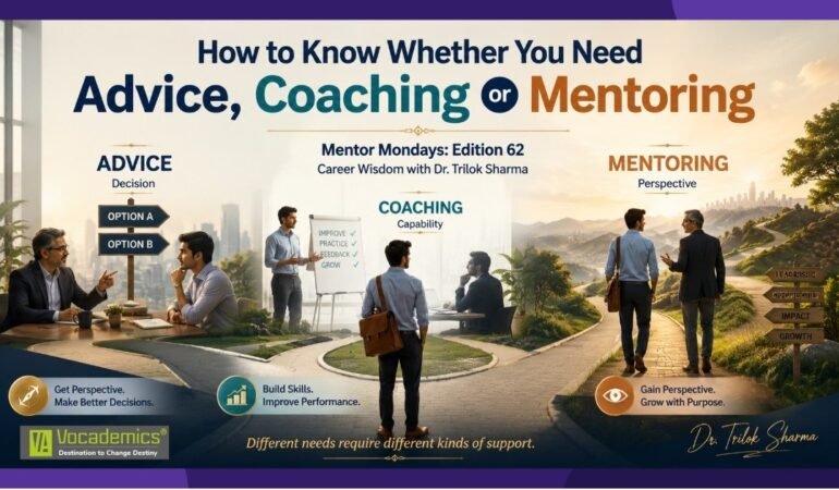 How to Know Whether You Need Advice, Coaching or Mentoring