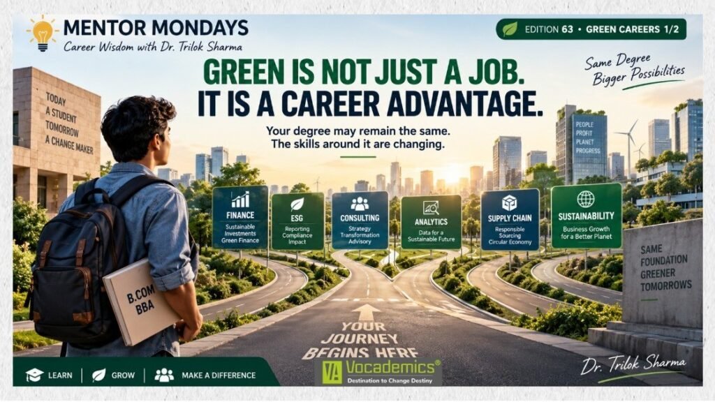 GREEN IS NOT JUST A JOB-IT IS A CAREER ADVANTAGE!