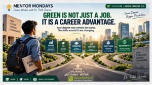 GREEN IS NOT JUST A JOB-IT IS A CAREER ADVANTAGE!