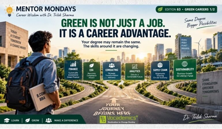 GREEN IS NOT JUST A JOB-IT IS A CAREER ADVANTAGE!